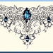 image animée de bijoux bleu